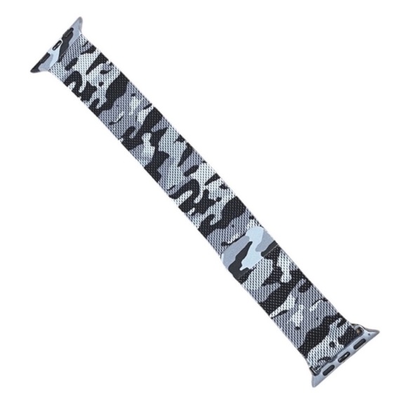 Camouflage Metal Magnetic Apple Watch Band 38mm - Picture 1 of 3